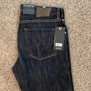 Citizens of Humanity size 33 NWT Jagger low rise boot cut men’s Jeans